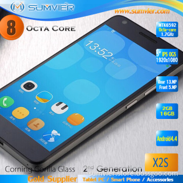 5.0 Inch HD Capacitive Touch Screen Octal Core Android Phone (X2)